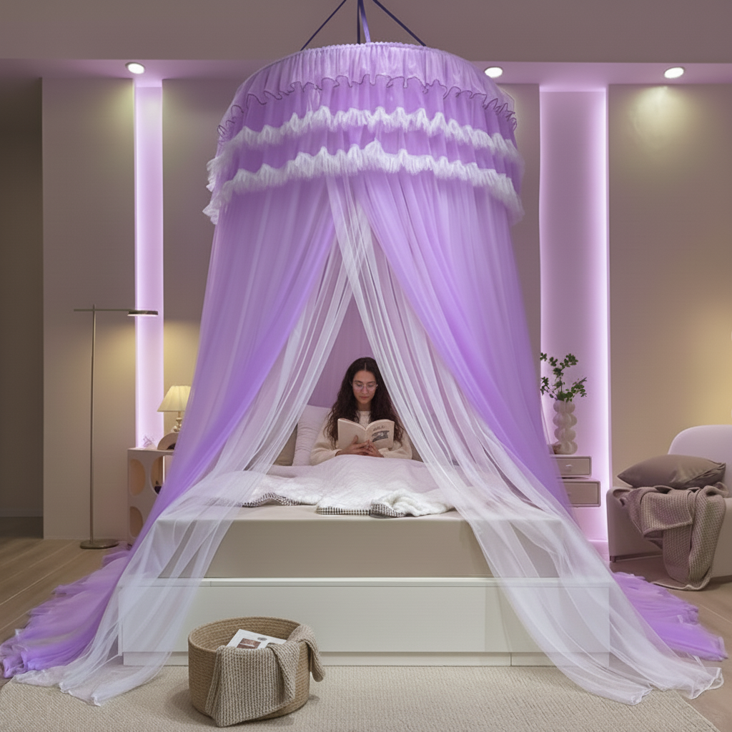 Aurore violet display